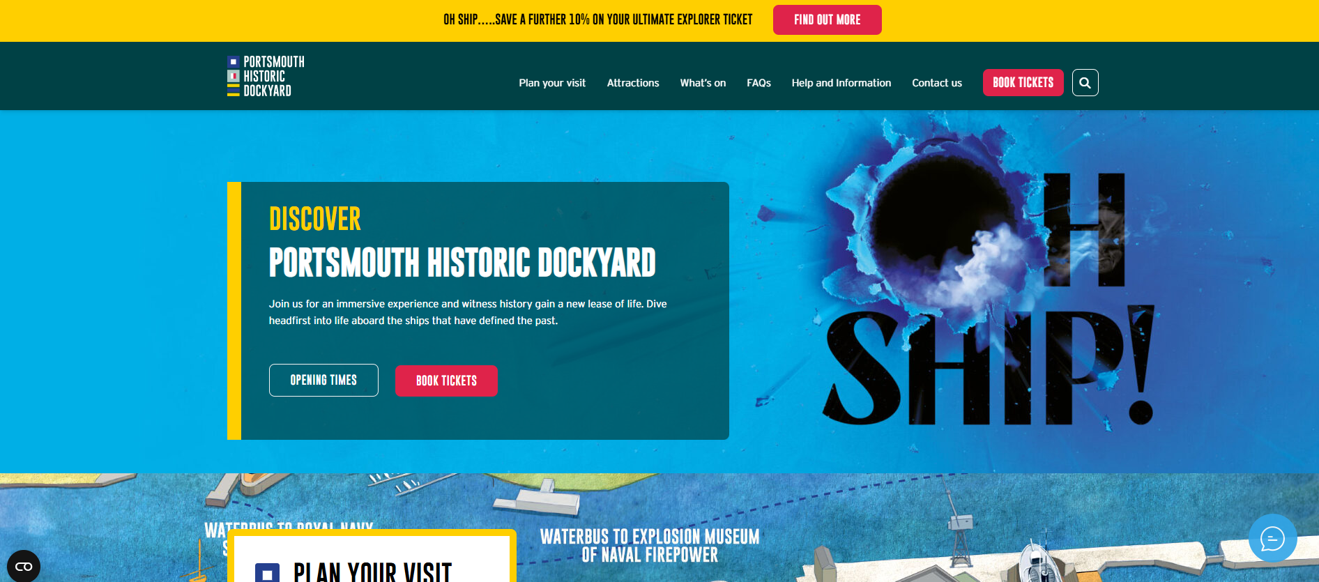The Historic Dockyard Chatham website